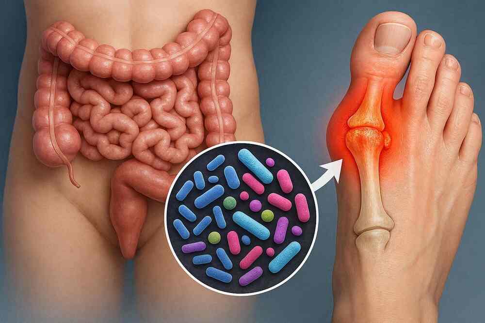 Microbiote intestinal et crise de goutte
